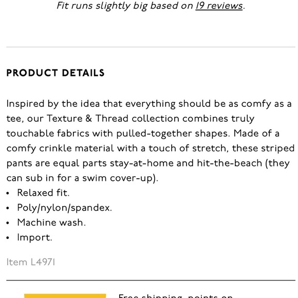 Madewell Texture & Thread Wide Leg Pull On Pant in Stripe Sz M - Picture 4 of 10